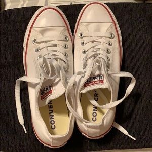 White Low Top Converse